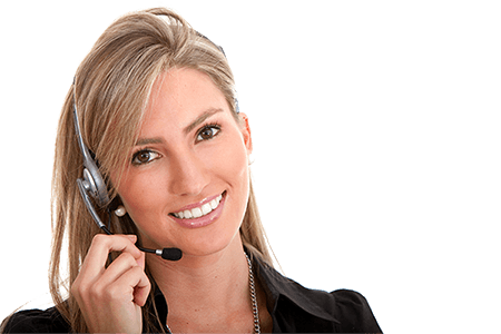 contact_us_woman Telefoongesprek opnemen